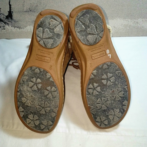 Airwalk Sherpa Lace Wrap Faux Suede Boots Women Sz 9 - Picture 7 of 7